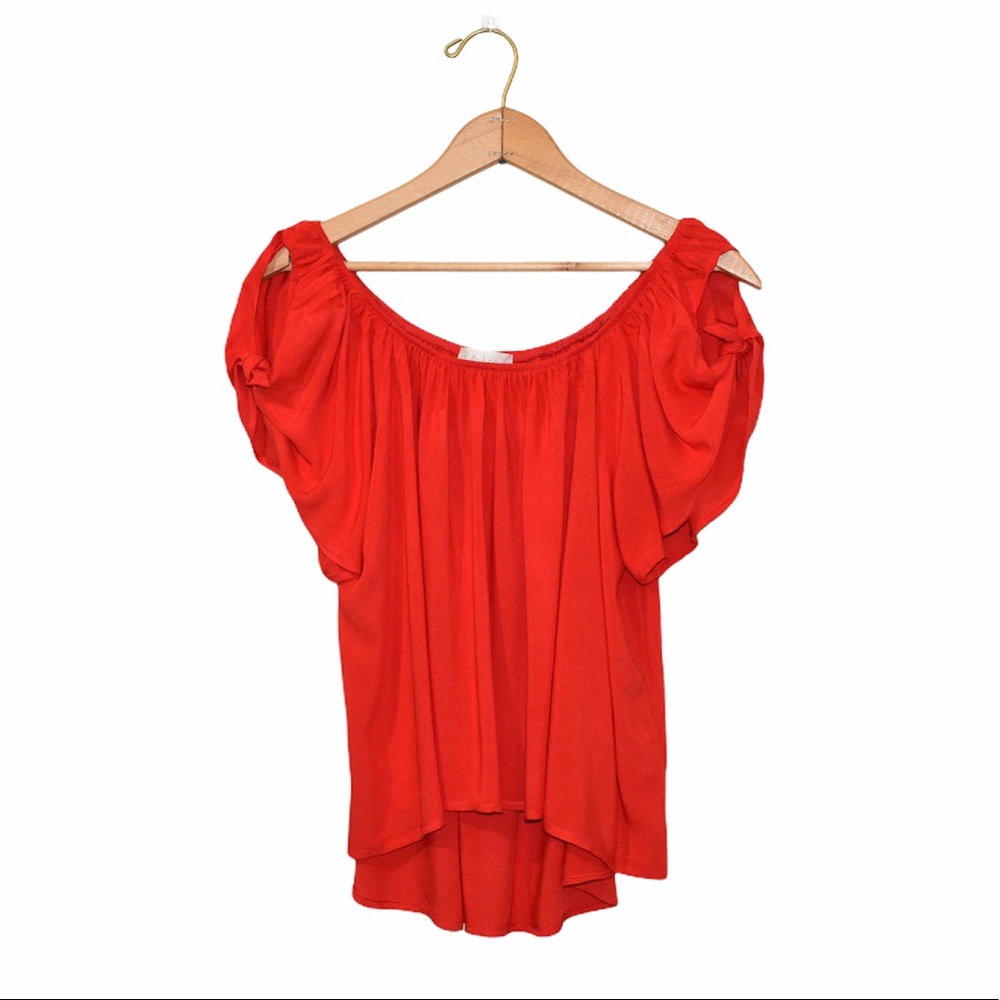 Altar’d State Boho Blouse Bright Red Size Small